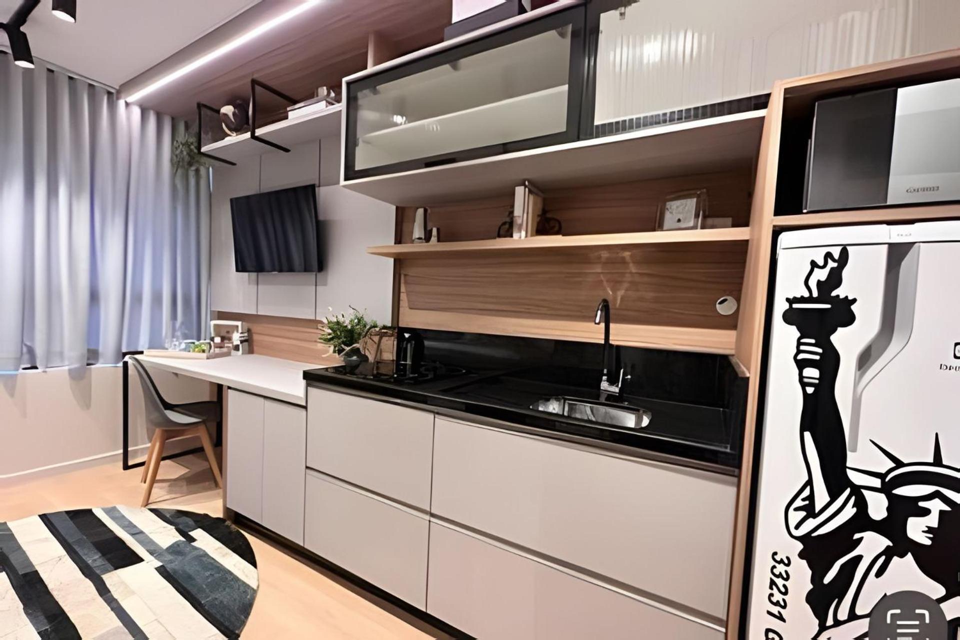 Apartamento Tematico, Completo E Com Um Lindo Por Do Sol *